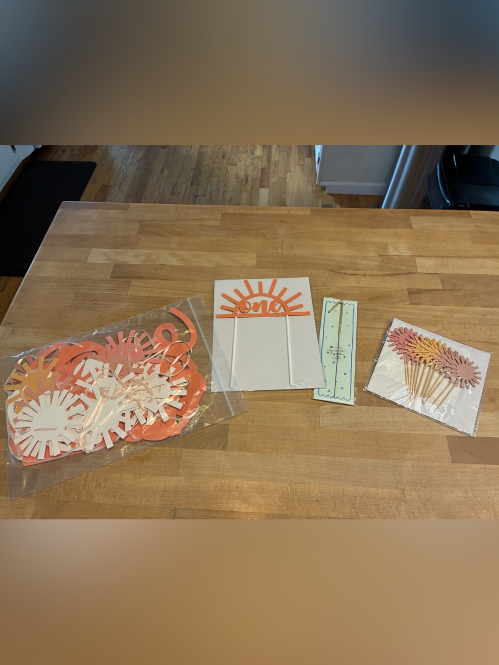 First Trip Around the Sun: first birthday party supplies